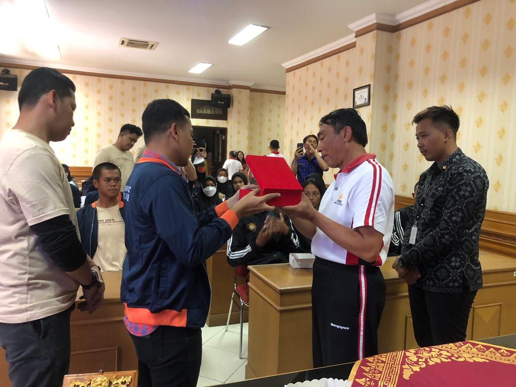 Kunjungan study wisata paskibraka kota Makassar tahun 2022 ke Diskpora Kabupaten Badung